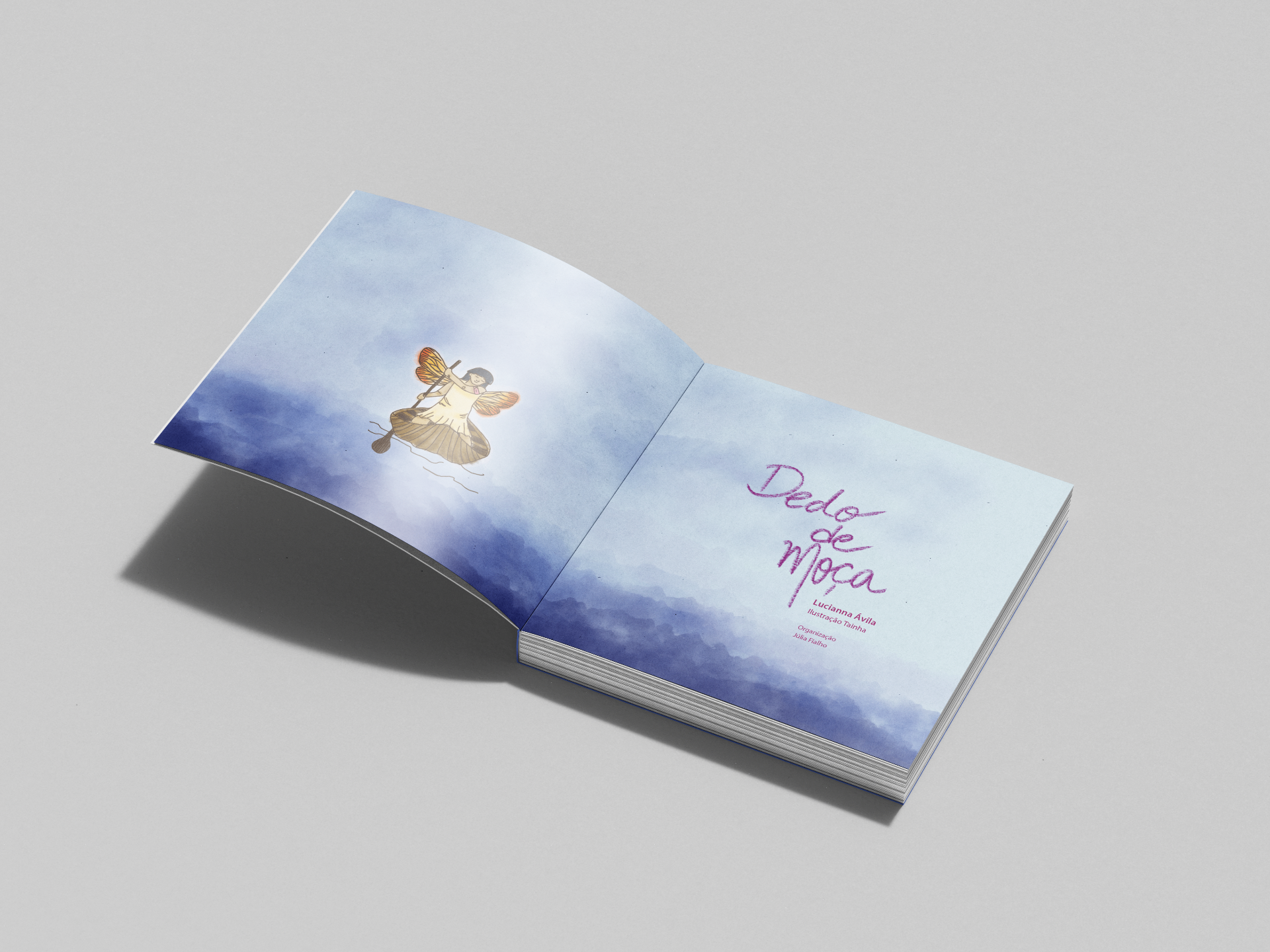 Dedo de Moça book spread