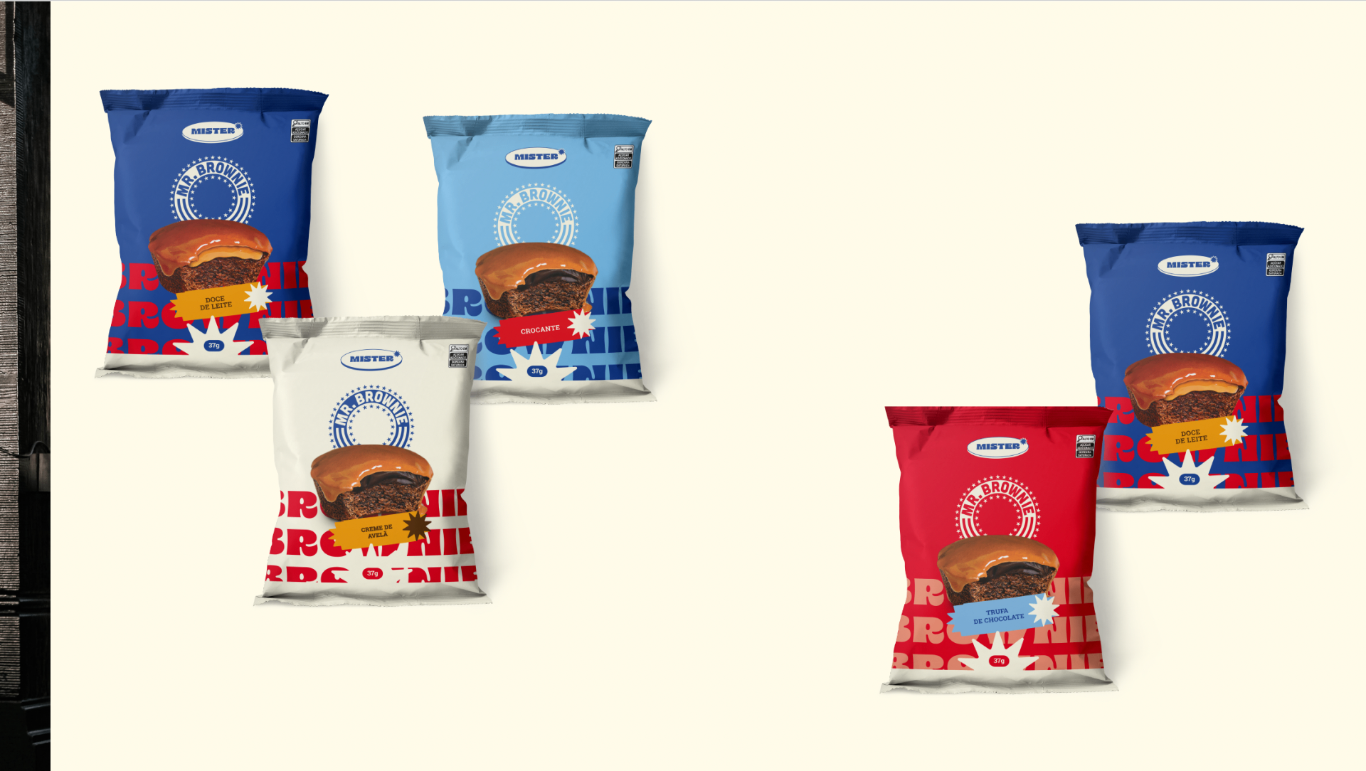 Mister Brownie packaging range
